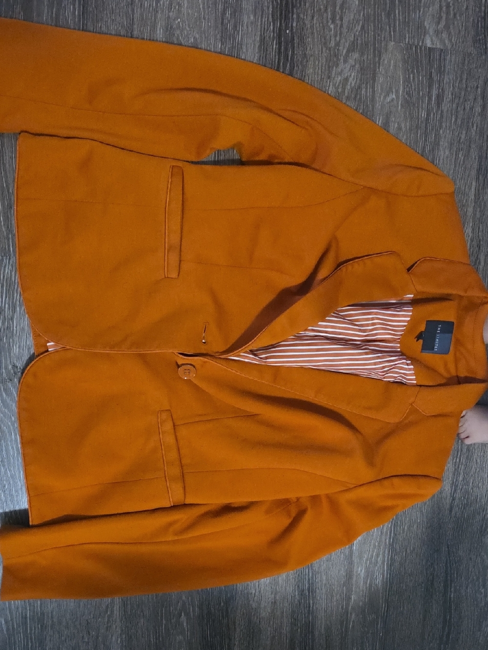 The Limited Men's Orange Pea Coat